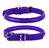 Круглый ошейник для собак фиолетовый GLAMOUR WAUDOG