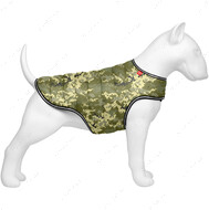 Куртка-накидка для собак, малюнок Мілітарі WAUDOG Clothes