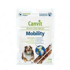 Ласощі для собак із проблемами опорно-рухового апарату Canvit Mobility