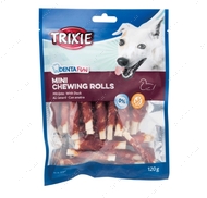 Лакомство для собак палочки для чистки зубов с уткой Denta Fun Duck Chewing Rolls