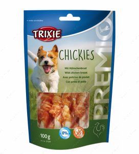 Лакомство для собак кальциевые косточки с куриной грудкой PREMIO Chickies