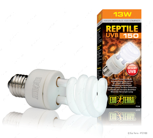 Компактная люминесцентная лампа для облучения лучами УФ-В спектра 13 W Reptile UVB 150