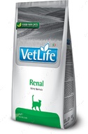 Лікувальний сухий корм для кішок, для підтримки функції нирок Vet Life feline Renal