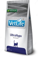 Лікувальний сухий корм для кішок, при харчовій алергії Vet Life UltraHypo feline