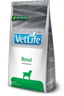 Лікувальний сухий корм для собак, для підтримки функції нирок Vet Life Renal