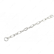 Long Link широкое звено ошейник для собак , 4 мм, хромированная сталь