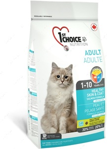Сухий корм для котів для здорової шкіри та блискучої вовни Healthy Skin&Coat