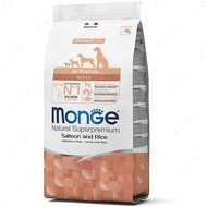 Сухий корм із лососем для собак усіх порід Monge Dog All breeds Adult salmon & rice
