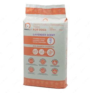 Одноразові пелюшки для собак з вугіллям та ароматом лаванди Misoko&Co