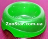Миска круглая полупрозрачная зеленая, объем 300 мл