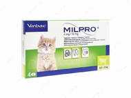 Мілпро для кошенят до 2 кг, 4 таблетки Virbac Milpro cat