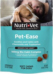 НУТРІ-ВЕТ АНТИСТРЕС заспокійливий засіб для собак, м`які жувальні таблетки Nutri-Vet Pet-Ease Soft Chews
