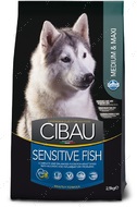 Сухой корм для взрослых собак средних/крупных пород с рыбой CIBAU SENSITIVE FISH MEDIUM/MAXI