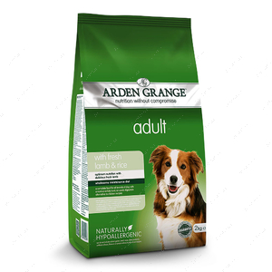 Сухий корм зі свіжим ягням та рисом для дорослих собак  Arden Grange Adult Dog Fresh Lamb & Rice