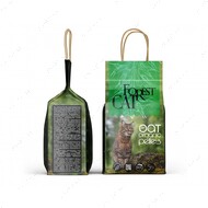 Наповнювач гігієнічний універсальний вівсяний Forest Cat Oat Organic Pellets 5 кг