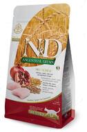 Низькозерновий сухий корм для стерилізованих дорослих кішок курка з гранатом Farmina N&D Chicken & Pomegranate Neutered