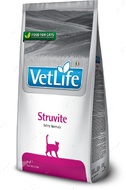 Лікувальний сухий корм для кішок, для розчинення струвітних уролітів Vet Life Struvite feline