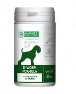 Харчова добавка для собак для профілактики глистів Nature's Protection D-worm formula