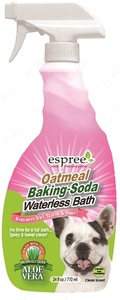 Спрей с протеинами овса и пищевой содой для быстрой очистки кожи и шерсти собак Oatmeal Baking-Soda Waterless Bath