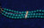  Ожерелье жемчужное трехрядное "Блюз" голубое