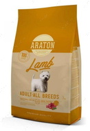 Полноценный сухой корм для взрослых собак с мясом ягненка ARATON LAMB Adult All Breeds