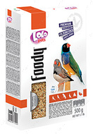 Полнорационный корм для зебровой амадины и экзотических птиц LoLo Pets foody for EXOTIC BIRDS 