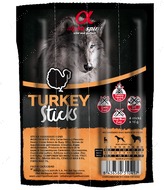Напіввологі ласощі для собак з індичкою ALPHA SPIRIT DOG Sticks Turkey