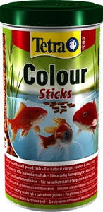 Полноценный корм усиливает яркость естественной окраски всех видов прудовых рыб Tetra Pond Colour Sticks