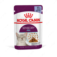 Консерви для котів стимулюючі тактильні рецептори ротової порожнини шматочки в желе Royal Canin Sensory Feel