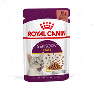 Полнорационный влажный корм для взрослых котов, стимулирующий особое восприятие вкуса кусочки в соусе Royal Canin Sensory Taste