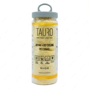 Рушник для сушки та охолодження тварин Tauro Pro Line - Drying and Cooling Pet Towel yellow