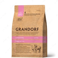 Сухий корм для цуценят з ягням та індичкою Grandorf Sensitive Care Holistic Lamb & Brown Rice Puppy