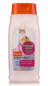 Шампунь с кондиционером для длинношерстных кошек и котят GROOMER'S BEST Hairball Control Shampoo for Cats and Kittens