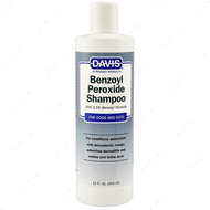 Шампунь для собак и котов с демодекозом и дерматитами Davis Benzoyl Peroxide Shampoo
