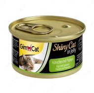 Консервы для кошек с курицей и папайя "Shiny Cat Filet"