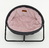 Складаний лежак для домашніх тварин MISOKO Pet bed round plush grey and pink
