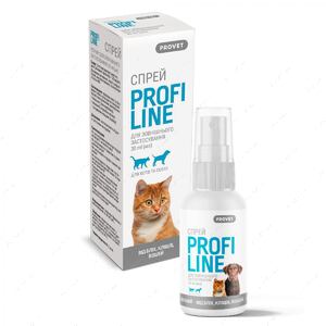 Спрей проти бліх та кліщів для котів та собак інсектоакарицид PROVET PROFILINE