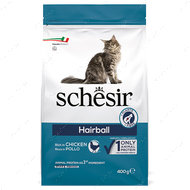 Сухий корм монопротеїновий для дорослих котів виведення шерсті Schesir Cat Hairball