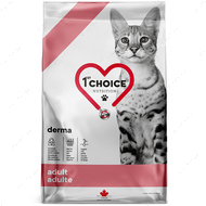 Дієтичний корм для котів з чутливою або проблемною шкірою 1st Choice Adult Derma
