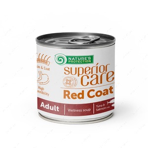 Суп для собак з рудим забарвленням шерсті з лососем та тунцем NP Superior Care Red Coat All Breeds Adult Salmon and Tuna
