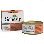 Натуральні консерви з тунцем і папая в желе для котів Schesir Tuna with Papaya