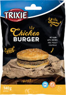 Лакомство для собак Бургер с курицей и сыромятной кожей Trixie Chicken Burger