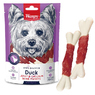 Ласощі для собак кісточки з в'яленою качкою та кальцієм Wanpy Duck Jerky & Calcium Bone Twists