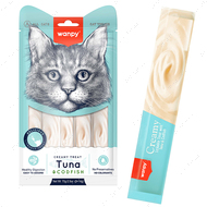 Ласощі для котів паста в стіках Wanpy Creamy Lickable Treats Tuna & Codfish