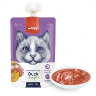 ВАНПІ КРЕМ-ПЮРЕ КАЧКА З ГАРБУЗОМ рідкий корм для котів Wanpy Duck & Pumkin