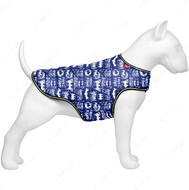 Куртка-накидка для собак, малюнок Бетмен блакитно-білий WAUDOG Clothes