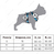 Шлея для собак анатомічна H-образна з QR-паспортом, малюнок Дім, пластиковий фастекс WAUDOG Nylon