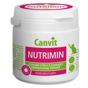 Вітамінно-мінеральний комплекс у порошку для кошенят і кішок Canvit Nutrimin for cats