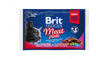 Тарілка м'яса Консерви для котів Brit Premium Cat Pouches Meat Plate