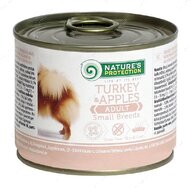 Вологий корм для дорослих собак малих порід з індичкою та яблуками Nature's Protection Adult Small Breeds Turkey & Apples